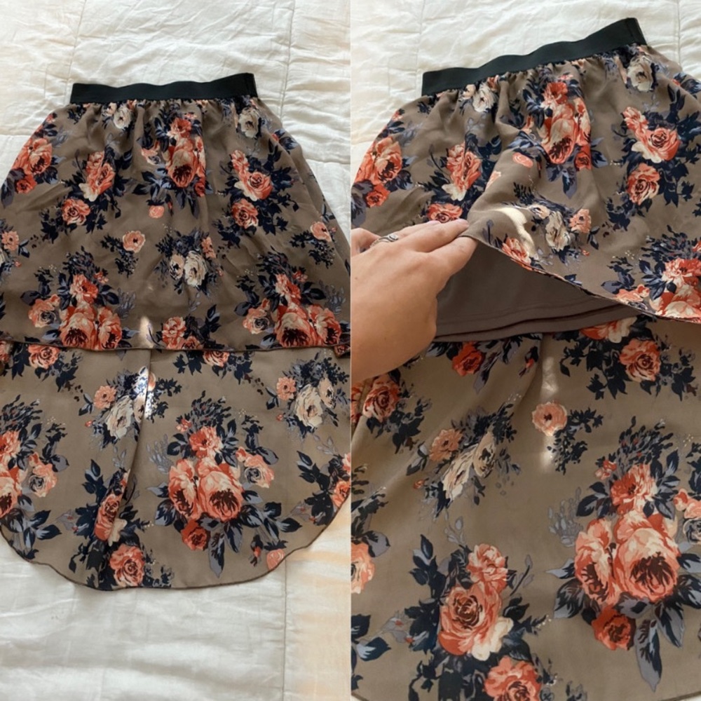 High low skirt